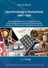 Buchcover Laserforschung in Deutschland 1960-1970