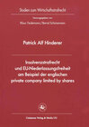 Buchcover Insolvenzstrafrecht und EU-Niederlassungsfreiheit am Beispiel der englischen private company limited by shares