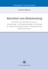 Buchcover Abschied vom Globalantrag