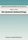 Buchcover Die deutsche Geldnachfrage