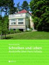 Buchcover Schreiben und Leben Auskünfte über Hans Fallada