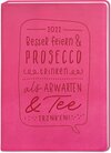 Buchcover Terminplaner Lederlook A6 "Pink" 2022