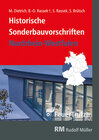 Buchcover Historische Sonderbauvorschriften - Nordrhein-Westfalen