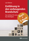 Buchcover Einführung in den vorbeugenden Brandschutz - mit E-Book (PDF)