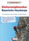 Buchcover Klettersteigklassiker Bayerische Hausberge