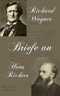 Buchcover Briefe an Hans Richter