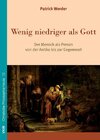 Buchcover Wenig niedriger als Gott