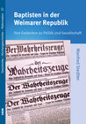 Buchcover Baptisten in der Weimarer Republik