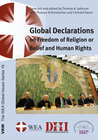 Buchcover Global Declarations on Freedom of Religion or Belief and Human Rights