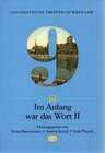 Buchcover Im Anfang war das Wort II