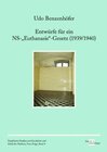 Buchcover Entwürfe für ein NS-„Euthanasie“-Gesetz (1939/1940)