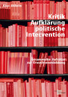 Buchcover Kritik, Aufklärung, politische Intervention