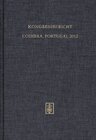 Buchcover Kongressbericht Coimbra, Portugal 2012