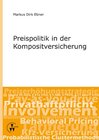 Buchcover Preispolitik in der Kompositversicherung
