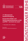 Buchcover 17. Münsterische Sozialrechtstagung