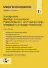 Buchcover Standpunkte - Beiträge renommierter Persönlichkeiten der Versicherungswirtschaft in Leipziger Seminaren