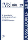 Buchcover 5. Düsseldorfer Verkehrsrechtsforum