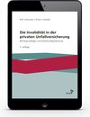 Buchcover Die Invalidität in der privaten Unfallversicherung