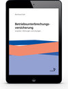 Buchcover Die Betriebsunterbrechungsversicherung