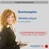 Buchcover Businessplan Modeboutique für Existenzgründer