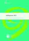 Buchcover Kolloquium 2012