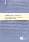 Buchcover Nibelungische Memoria