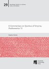 Buchcover A Commentary on Quintus of Smyrna, Posthomerica 13