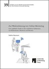 Buchcover Zur Wahrnehmung von Online-Mentoring