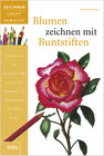 Buchcover Blumen zeichnen mit Buntstiften