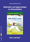 Buchcover Begleitmaterial: Nils Holgersson / Silbenhilfe