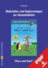 Buchcover Begleitmaterial: Die Geschichte von Hase und Igel / Silbenhilfe