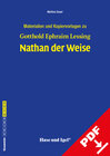 Buchcover Begleitmaterial: Nathan der Weise