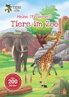 Buchcover Tiere unserer Erde. Meine Stickerwelt. Tiere im Zoo