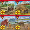 Buchcover Dinosaurier. Minibuch 4er-Set