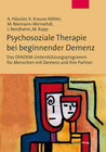 Buchcover Psychosoziale Therapie bei beginnender Demenz