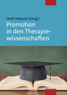 Buchcover Promotion in den Therapiewissenschaften