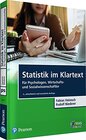 Buchcover Statistik im Klartext: Für Psychologen, Wirtschafts- und Sozialwissenschaftler (Pearson Studium - Psychologie)