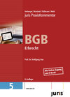 Buchcover juris Praxiskommentar BGB Gesamtausgabe / Erbrecht