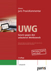 Buchcover juris PraxisKommentar / juris Praxiskommentar UWG