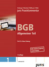 Buchcover juris Praxiskommentar BGB Gesamtausgabe / Allgemeiner Teil
