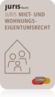 Buchcover juris Miet- und Wohnungseigentumsrecht