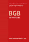 Buchcover juris PraxisKommentar BGB