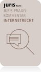 Buchcover juris PraxisKommentar Internetrecht