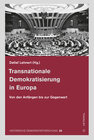 Buchcover Transnationale Demokratisierung in Europa