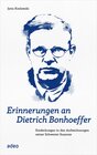 Buchcover Erinnerungen an Dietrich Bonhoeffer