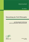 Buchcover Überprüfung der Fish!-Philosophie auf theoretische Fundierung und als praktikabler Motivationsansatz