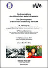 Buchcover Die Entwicklung des öffentlichen Veterinärwesens - 16. Jahrestagung der DVG-Fachgruppe Geschichte