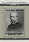 Buchcover Georg Freiherr von Hertling: Historische Beiträge zur Philosophie