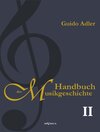 Buchcover Handbuch der Musikgeschichte, Bd. 2