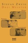 Buchcover Drei Meister: Balzac, Dickens, Dostojewski